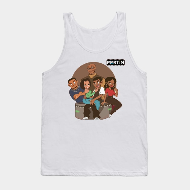 Wassup Martin Art Tank Top by komplenan